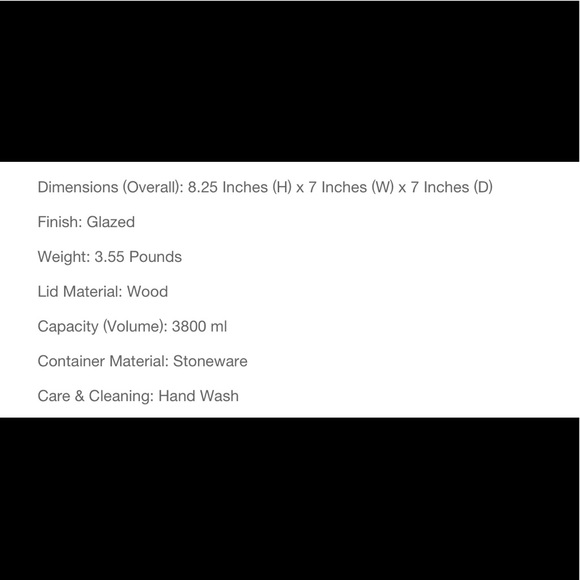 Flour Canister by Magnolia w- Discounted Shipping - Picture 2 of 2